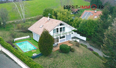 Villa ossature bois avec piscine
